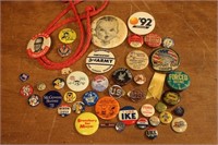 Vintage Buttons - Political & Cartoon, Jeff Boat