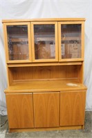 Two Piece Modern China Cabinet