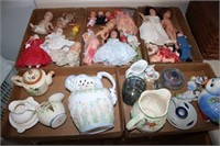 5 Flats of Doll Collectibles