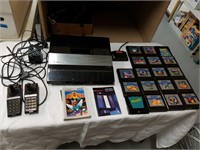 Atari 5200 with 2 controllers, 18 games, manuals