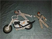 Vintage ideal Evel Knievel action figure &