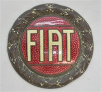 Vintage Fiat Hood Emblem Medallion