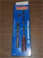 Benchtop 4 Piece Ratcheting Accessories Set