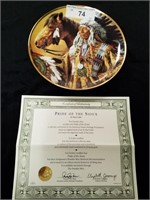 Pride of the Sioux limited edition porcelain