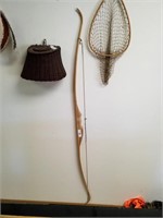 Handmade wooden archery bow