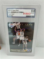 Graded Upper Deck Shaquille Oneal Rookie Card