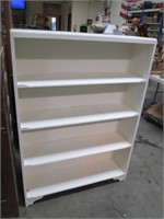 White Wooden Bookcase Or Display Shelf