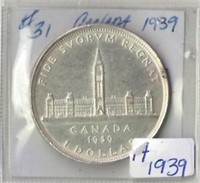 CANADIAN 1939 SILVER DOLLAR