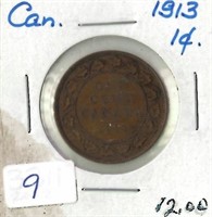 CANADIAN 1913 LARGE PENNY
