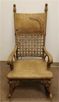Early Wicker Rocking Chair