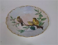 Limoges Hand-Pained Porcelain Cabinet Plate