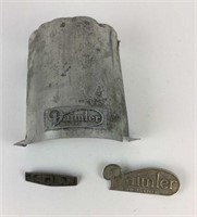 Three Pieces of  Automobilia Inc Daimler