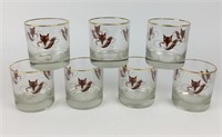 Seven Fox Hunt Whiskey Rocks Glasses