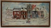 Painting - Tyson Street in the Snow