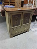 Punched Tin Cabinet