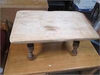 Rustic Style Wood Foot Stool