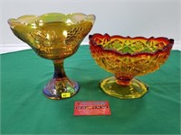 Carnival Glass & Amberina