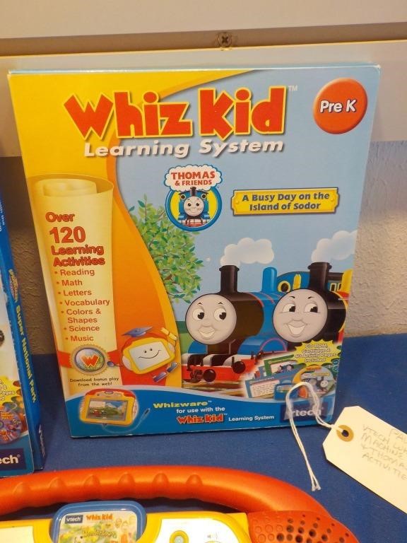 V Tech Whiz Kid Learning System Thomas Train & Friends Sealed