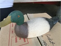 Brown And Green Duck Decoy