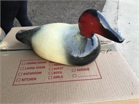 Red And Black Headed Duck Decoy
