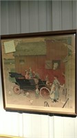 Norman Rockwell Painting Of Modle T Car