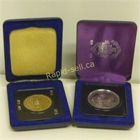 Pair of RCM Specimen Commemorative Coins
