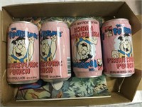 Flintstones Punch Soda Cans