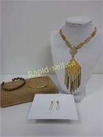 10kt Gold Earrings, Copper Bracelet & More