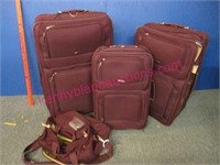 4-pc pierre cardin luggage set (soft sided)