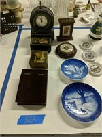 Collector's Plates Clocks Etc As Shown