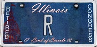 License Plates, U. S. Congress #8 and R