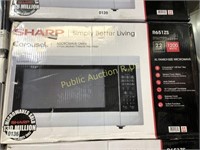 SHARP $199 RETAIL 2.2 CU FT MICROWAVE OVEN