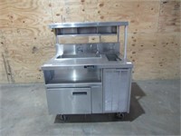 Rolling Sink and Refrigerator-