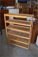 Three Stacking Wooden Shelves -