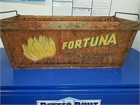 Large old wood Fortuna banana box