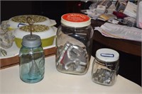 Vtg Ball Canning Jar, and Two Vtg Jars w/