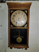 Vintage Regulator Wall Clock