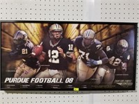 Purdue Football 2008 Autographed Poster