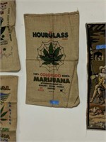 Hourglass marijuana bag