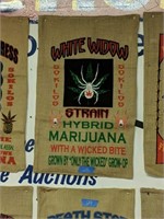 White widow marijuana bag