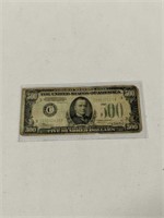 1934 A series $500 bill