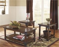 Ashley T352 - 3 pc Coffee & 2 End Tables