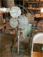VINTAGE ELECTRIC FLOOR FAN ON STAND