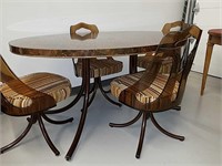 Retro lucite table and chairs