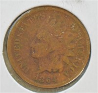 1864 INDIAN HEAD CENT G  BR