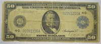 1914 50$ FEDERAL RESERVE NOTE