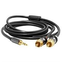 Mediabridge - 3.5mm Male To (2) RCA Stereo Audio