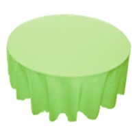 Linen Table Cloth Lime Green 54"