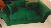 Green Velour Couch