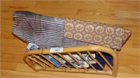 Bamboo Rack with Fabrics